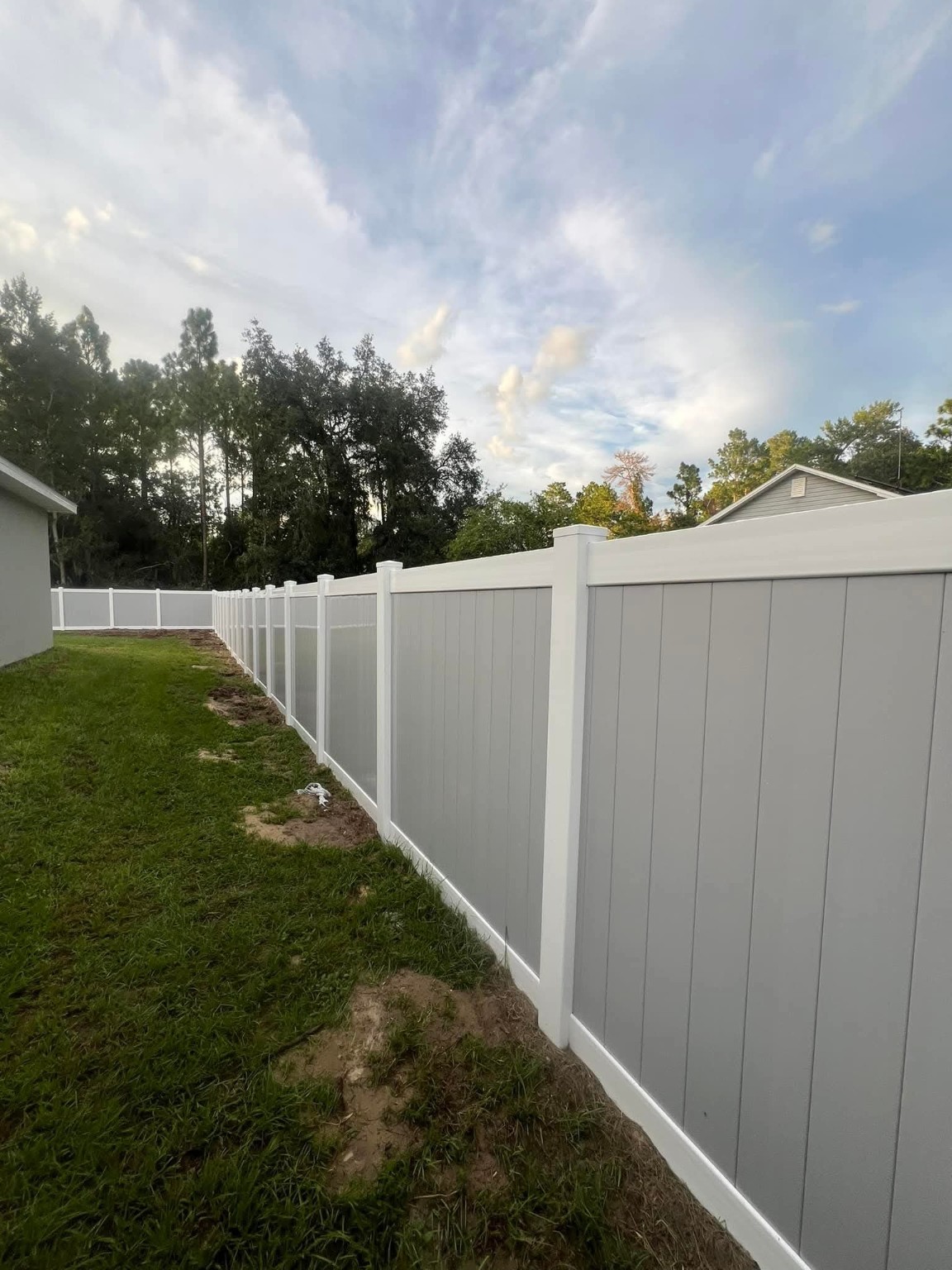 Merritt Fence Vinyl privacy project